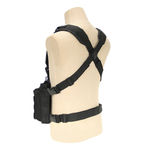 Chaleco Táctico Ajustable y Desmontable con Sistema MOLLE, Bolsa de Pecho para Exteriores con Portacargadores, Chaleco de Combate Ligero para Caza - Product Image 3