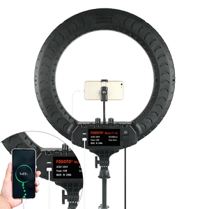 FOSOTO FT-45 18 pollici fotografia professionale illuminazione a LED foto anello lampada con treppiede per trucco <span class=keywords><strong>Video</strong></span> ritratto <span class=keywords><strong>Youtube</strong></span> - Product Image 3