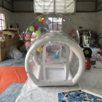 Vente en gros de maisons à bulles gonflables transparentes en PVC personnalisées, étanches, assemblage automatique, utilisation en plein air pour les fêtes