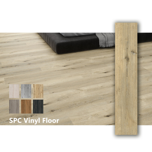 Einzelhandels-Boutique Ausstellungsraum Bodenbelag Wasserdicht Geräuscharm Geprägte Eiche 4,0mm-8,0mm SPC Vinyl-Bodenplatten - Product Image 1