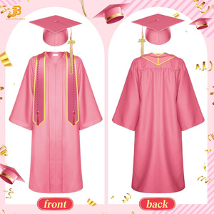 OEM & ODM Graduation Gown Support Logo personnalisé Graduation Toga avec étole Cordon d'honneur pour cérémonie de remise des diplômes - Product Image 4