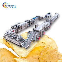 Ligne de production de frites entièrement automatique Joyshine Industrial Commercial 400 KG/H Machine de fabrication de chips de pommes de terre et de manioc