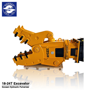 Pulverizador Hidráulico Soosan con Motor para Excavadora de 18-24T, Accesorio Triturador de Concreto, 1 Año de Garantía - Product Image 1