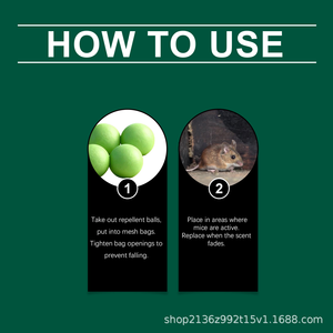 Balle répulsive transfrontalière aux huiles essentielles végétales contre les insectes, les rats, les chats, les serpents et les souris - Product Image 4