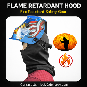 Balaclava ignifuge FR, homologué CAT2 NFPA 2112, capuche de protection <span class=keywords><strong>pour</strong></span> le soudage <span class=keywords><strong>pour</strong></span> hommes - Product Image 5