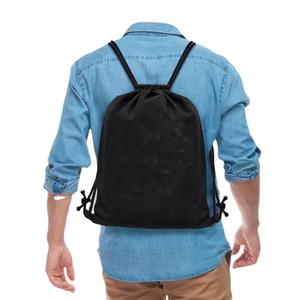 Wholesale Custom Canvas Polyester Outdoor Gym Nylon Gift Bag <b>Drawstring</b> <b>Backpack</b> High Quality Cheap Price for Sport Promotions - Product Image 4