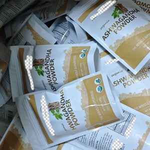 OEM Özel Etiketli Aşvaganda Özelleştirilebilir Organik Aşvaganda Tozu 100g Ham Aşvaganda Kök Tozu - Product Image 6