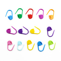 Cross-Border 120 pcs/Box Mixte Coloré Tricoté Marqueurs Crochet Clips En Plastique Marqueur Boucle Position Aiguille Petites Épingles À Coudre