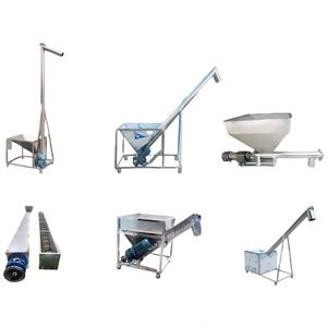 Transportador de Espiral Multifuncional de Acero Inoxidable para Polvo de Arroz, Polvo Plástico, Pellets de Alimentos, Lodo de Concreto, Harina y Granos - Product Image 4