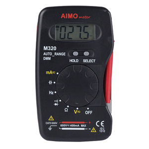 มัลติมิเตอร์ดิจิตอล Aimo Meter M320 แบบอัตโนมัติ 4000 ค่า สำหรับใช้ในบ้าน - Product Image 1