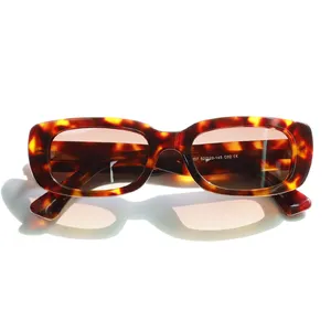 Acetate 100% UV protecting tortoise designer sunglasses summer hot sell square women shades sunglasses 2024
