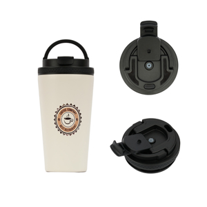 Tasse à café de voyage en acier inoxydable <span class=keywords><strong>Thermos</strong></span> à double paroi isolé avec logo <span class=keywords><strong>personnalisable</strong></span> pour siroter en déplacement - Product Image 5