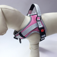 Chien chiot animal de compagnie harnais réglable gilet fournitures pour animaux de compagnie accessoires pour chiens respirant chien gilet de sécurité harnais de poitrine
