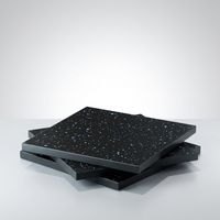 Dalles de sol en caoutchouc EPDM Lingxi de 20 mm pour salle de sport, amortissantes, insonorisantes et anti-vibrations, pour usage domestique - Vente en gros usine