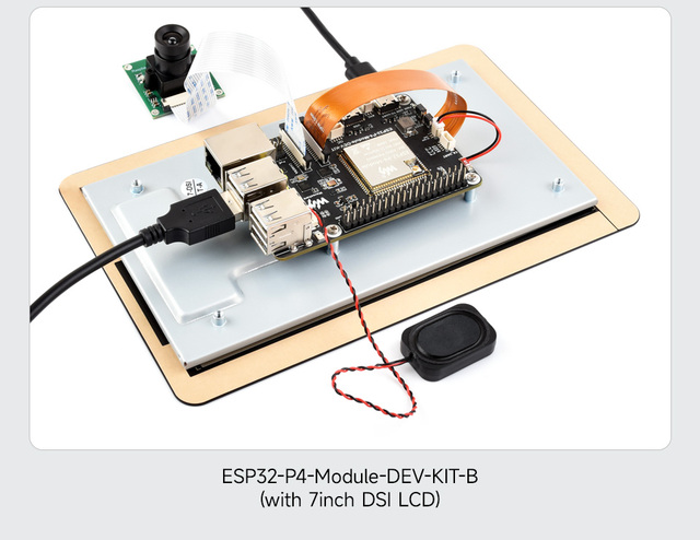Waveshare ESP32-P4-Module-DEV-KIT-SKU-30560 ,ESP32-P4-Module High-performance Development Board, Based On ESP
