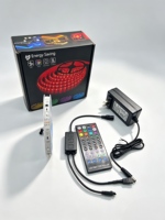 Bande LED flexible programmable DC12V 5050 RGBIC adressable Ws2811, 30 LED/m, avec contrôle par application/télécommande, pour affichages de fête