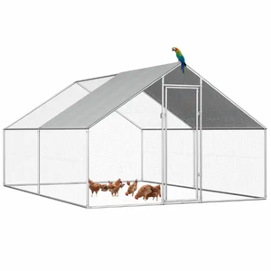 Nouveau Style usage domestique grand poulailler poulailler <span class=keywords><strong>cage</strong></span> avec extérieur course poulet poulailler pour poules pondeuses - Product Image 1
