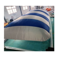Couverture de piscine gonflable en PVC personnalisée 15m x 8m x 3m, hermétique, double usage (intérieur/extérieur), sécurité pour la piscine et les accessoires