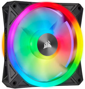Ventilateur de refroidissement de châssis de bureau <span class=keywords><strong>QL120</strong></span> RGB avec éclairage coloré à quatre anneaux lumineux pour boîtier d'ordinateur - Product Image 6