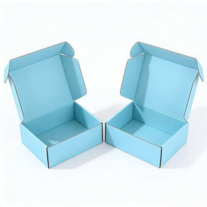 Boîtes pliantes personnalisées en carton ondulé pour chaussures, vêtements, cadeaux, boîtes d'emballage en papier kraft pour l'expédition - Product Image 2