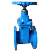 Vanne à opercule en fonte ductile à joint souple PN10 PN16 Z45X BS5163, fabriquée en Chine