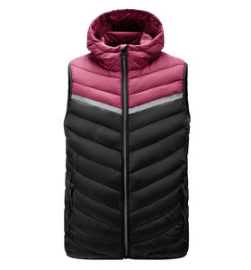 Gilet Invernale Senza Maniche da Uomo, Giacca Trapuntata Calda e Spessa con Collo Alto, Gilet Imbottito Personalizzabile con Logo - Product Image 2