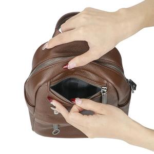 AndoBag Genuine Leather <b>Backpacks</b> for Women Lady <b>Large</b> Capacity Shoulder Bags Fashion Simple Outdoors Daily Commute Handbag 2712 - Product Image 5