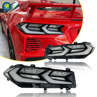 Feux arrière YU GUANG pour Chevrolet Corvette C8, accessoires automobiles 2020-2026, mise à niveau des feux arrière USA vers EUR pour Corvette C8