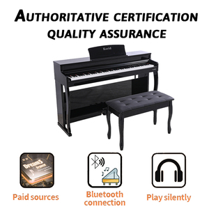 Piano numérique KERID Professionnel Acoustique pour Débutants, Clavier Électronique Droit pour Enfants, 88 Touches Lestées - Product Image 2