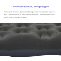 Matelas Gonflable Portable Moderne pour Camping, Hôpital, Hôtel, Parc, École, Salle de Sport, avec Housse Amovible en PVC – Idéal pour la Maison (Taille Simple)