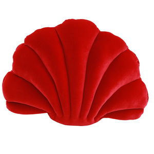 3D Muschel-Kissen aus Samt, Weiches Plüsch-Spielzeug, Dekokissen für Bett, Couch, Zuhause und Büro - Product Image 6