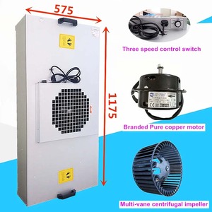 Campana de flujo laminar personalizable 4x4 FFU para laboratorio de setas y fabricación de electrónica - Product Image 3