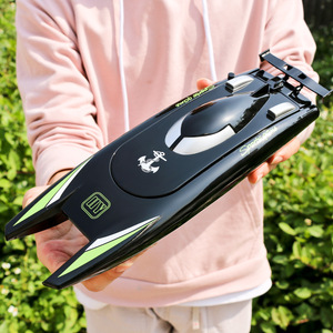 Lancha a Control Remoto Transfronteriza de Alta Velocidad, Barco Eléctrico 2.4G, Juguete Acuático Recargable para Niños, Juguete de Verano para Exteriores - Product Image 5