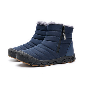 Stivali <span class=keywords><strong>da</strong></span> <span class=keywords><strong>Neve</strong></span> Invernali alla Moda per <span class=keywords><strong>Uomo</strong></span>, Scarpe Casual <span class=keywords><strong>da</strong></span> Esterno Calde con Suola Morbida e Confortevole per Camminare - Product Image 4