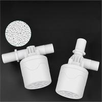 Vanne à flotteur manuelle 1/2" 3/4" 1" pour le contrôle du niveau d'eau dans les réservoirs et tours, avec filetages externes et construction en plastique