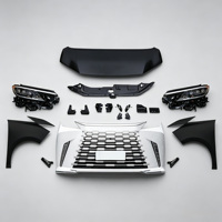 Nouveaux 24 modèles d'Alphard/Vellfire améliorés en kit carrosserie avec clips de pare-chocs avant/arrière LM500, en plastique, ajustement universel, remplacement facile