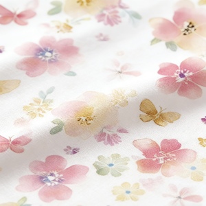 Tessuto Popeline 100% Cotone con Stampa Floreale Fresca, Morbido e Leggero per Abbigliamento Bambini, Biancheria da Letto, Vestiti e Camicette - Product Image 4
