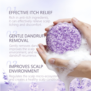 <span class=keywords><strong>Shampoo</strong></span> Solido alla Lavanda con Etichetta Privata, OEM <span class=keywords><strong>Shampoo</strong></span> Solido Calmante e Lenitivo, Sapone per la Cura dei Capelli all'Ingrosso - Product Image 4