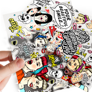 Оптовые наклейки на заказ с вырубкой в стиле «лесной эстетики» и «целительства». Поддержка индивидуализации для небольших партий. - Product Image 3