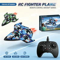 Quadricoptère de combat RC EPT 2.4G avec maintien d'altitude, retour d'urgence et rotation à 360° °   Jouet d'avion en PP sûr avec fonction de retournement, mode sans tête, veilleuse