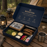 Boîte de préparation de repas pour la restauration, en carton ondulé imperméable, avec logo personnalisé de luxe, fermeture magnétique, pour la livraison en restaurant