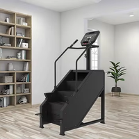 Grand équipement de fitness commercial Machine d'escalier à vitesse réglable Machine d'aérobic de gymnastique d'alpinisme Construction en métal
