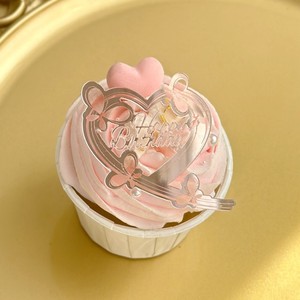 Decoración acrílica para cupcakes con diseño de miel y dulzura, corazón y mariposa, adorno para pastel de feliz aniversario, cumpleaños, San Valentín. - Product Image 3