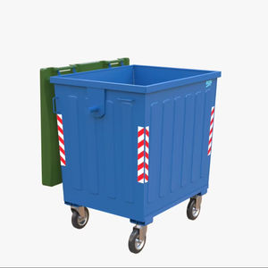 Contenedor de Basura de Plástico HDPE Galvanizado de Diseño Nuevo para Exteriores, Marca BDB, Modelo Ecológico BDB.121100-P, 770/1100 Litros - Product Image 1