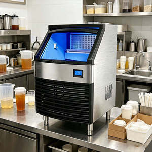 Large Capacity <b>Ice</b> <b>Maker</b> <b>Ice</b> Machine for Home and Business Stainless Machine Automatic Commercial Energy Saving - Product Image 4