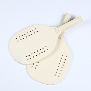 Raquette de beach tennis en bois personnalisée 38x20,5cm, haute élasticité, pour sports de plein air, jeu parent-enfant - Product Image 1