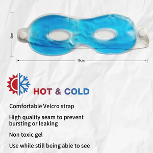Almohadilla de gel frío/calor personalizada para ojos. Paquete de hielo para usar como mascarilla para ojos. - Product Image 3