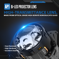 Phare de projecteur bi-LED LANSEKO 90W super lumineux, double faisceau direct, projecteur de 3 pouces avec tubes en cuivre