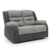 Geeksofa 3 + 2 + 1 moderno 6 plazas Manual tela de microfibra dos tonos Color sofá reclinable conjunto reclinable para muebles de sala de estar