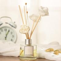 Diffuseur de parfum d'ambiance relaxant, diffuseur d'huiles essentielles de luxe, diffuseur à bâtonnets, flacon rond en verre, diffuseur à bâtonnets avec boîte